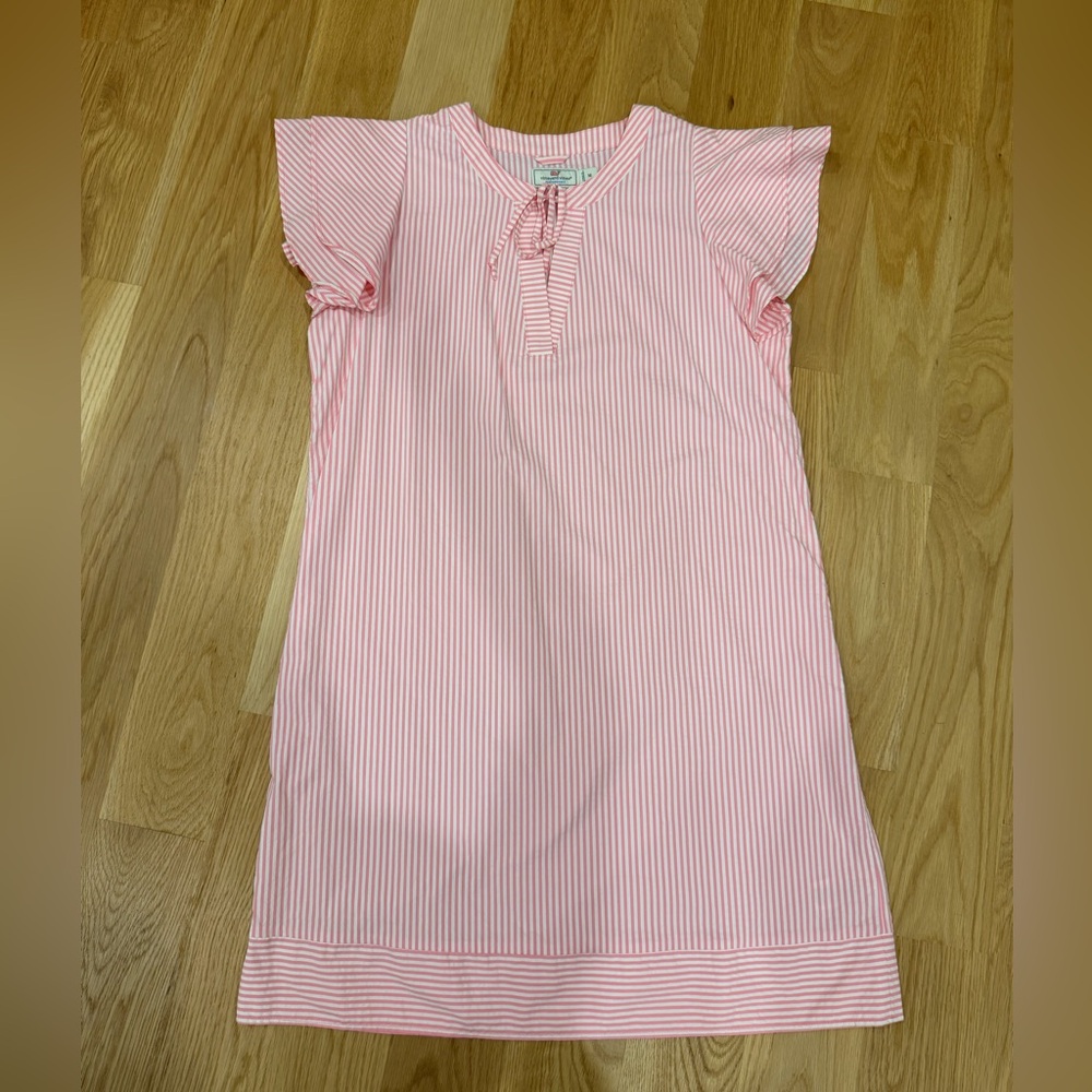 Women’s Vineyard Vines Pink and White Striped Dress
